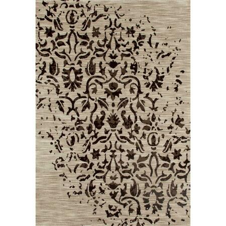 ART CARPET 5 X 8 Ft. Milan Collection Isabella Woven Area Rug, Beige 23791
